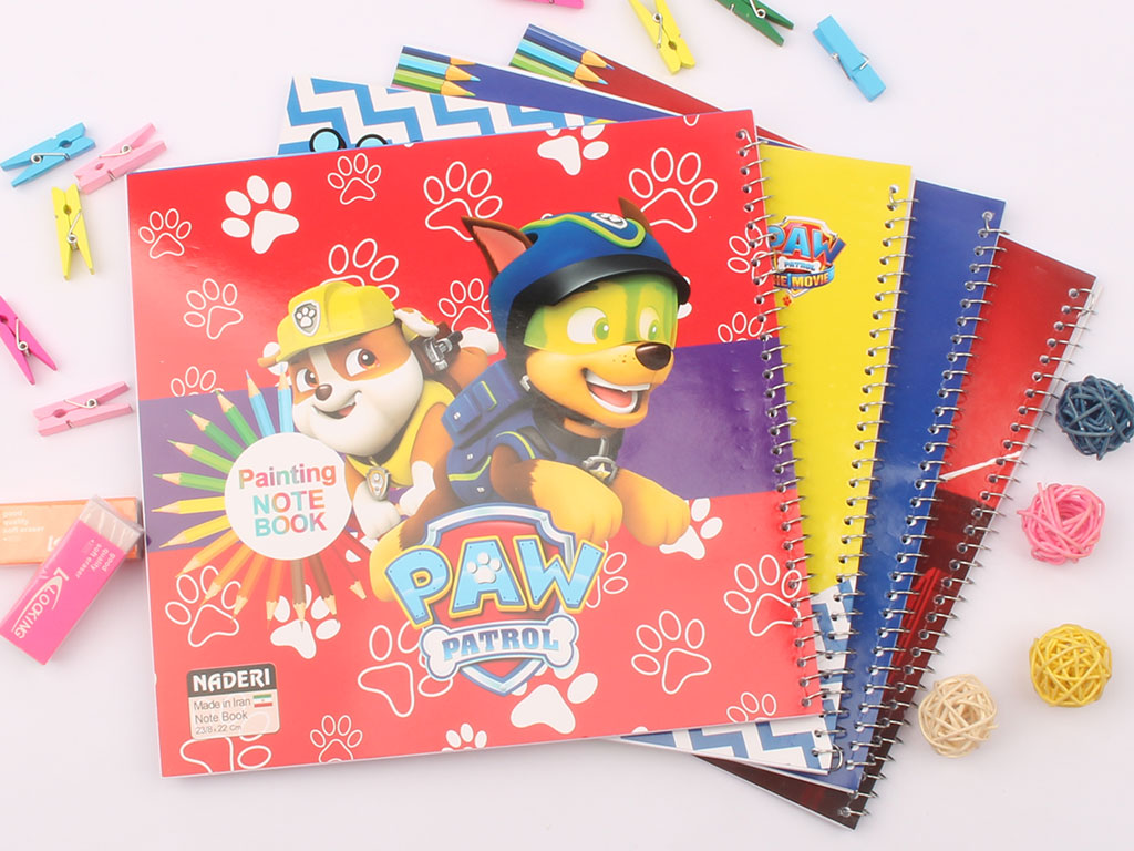 دفتر نقاشی سیمی 50 برگ جلد مقوایی