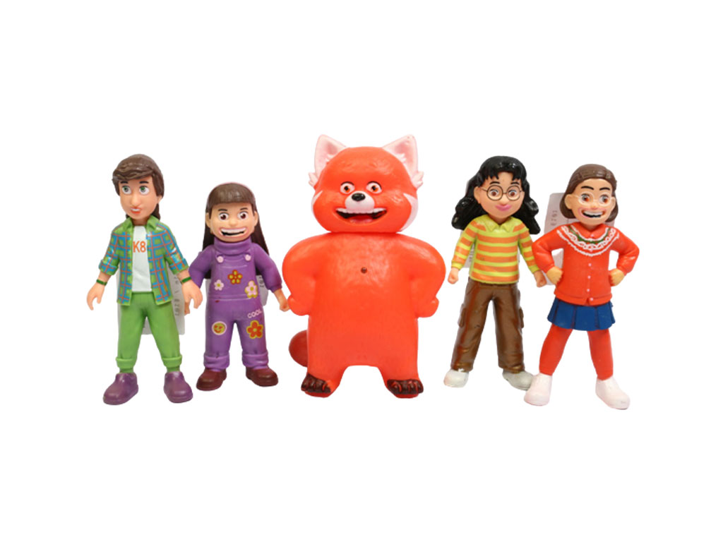 فیگور شخصیت های کارتون قرمز شدن اسباب بازی (تکی)