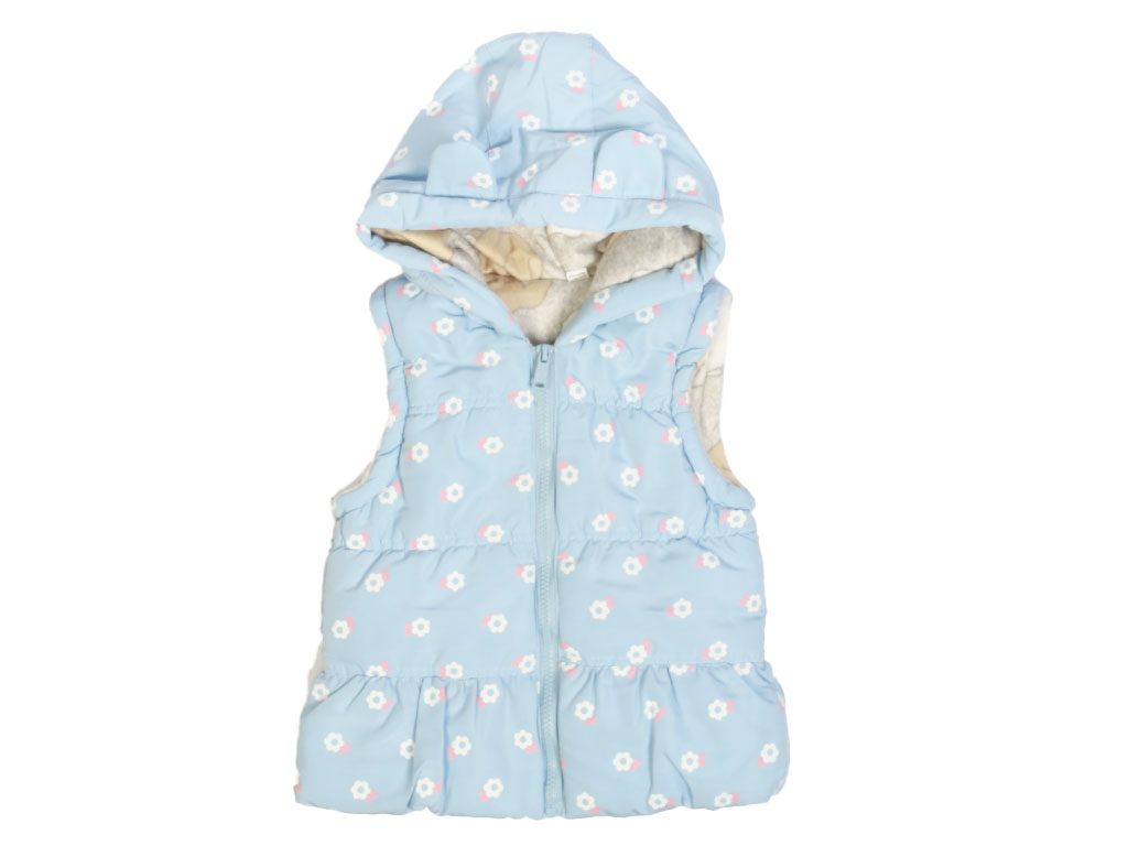 پافر دخترانه توکرکی گلدار دارای لایه پشم شیشه