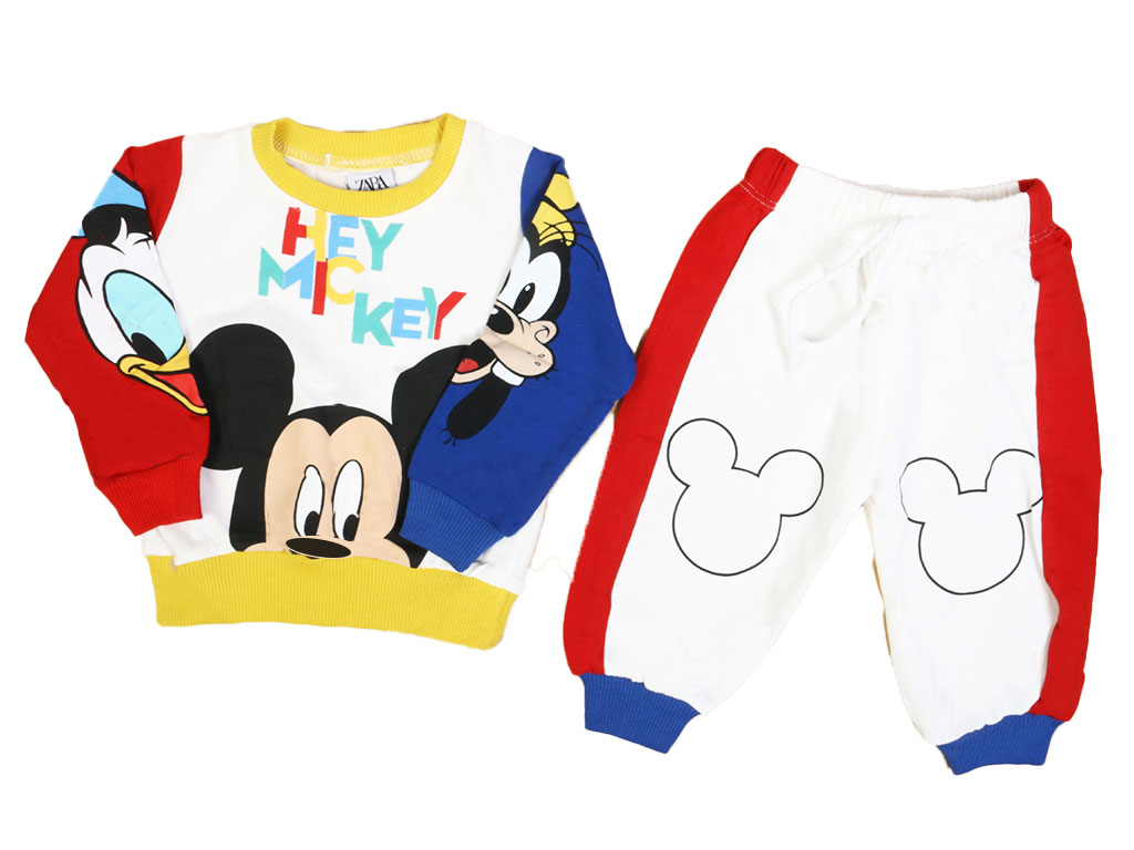 بلوز و شلوار دورس طرح میکی موس زارا ZARA