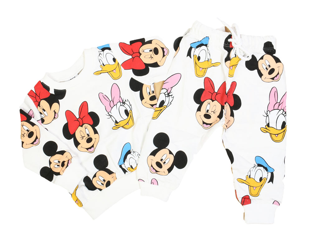 بلوز و شلوار دورس دخترانه طرح مینی موس زارا  ZARA