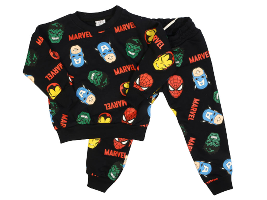 بلوز و شلوار دورس پسرانه طرح سوپرقهرمانان زارا  ZARA