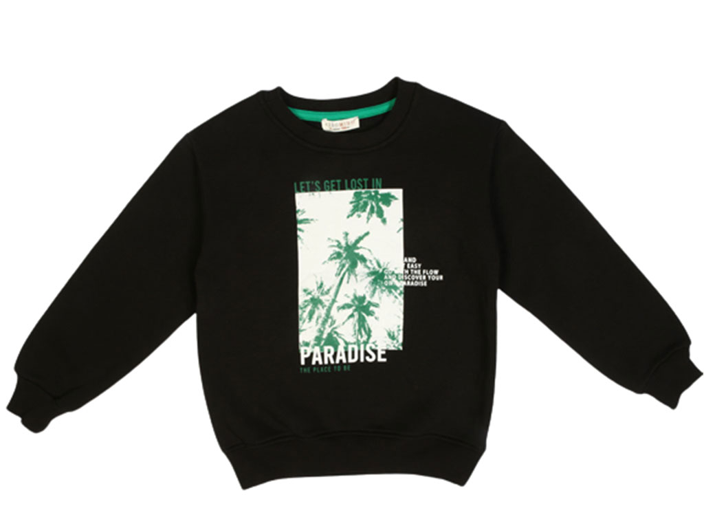 بلوز پسرانه آستین بلند طرحدار داخل کرک کیدومیدو KIDO MIDO