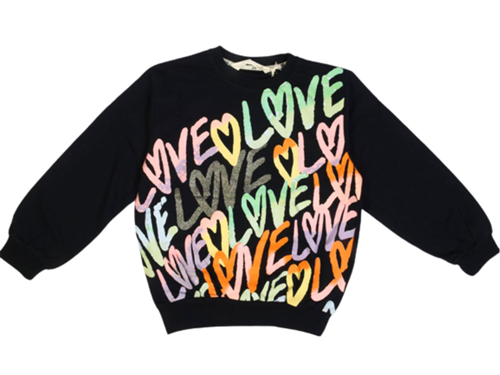 بلوز آستین بلند دخترانه دورس طرحدار اچ اندام H&M