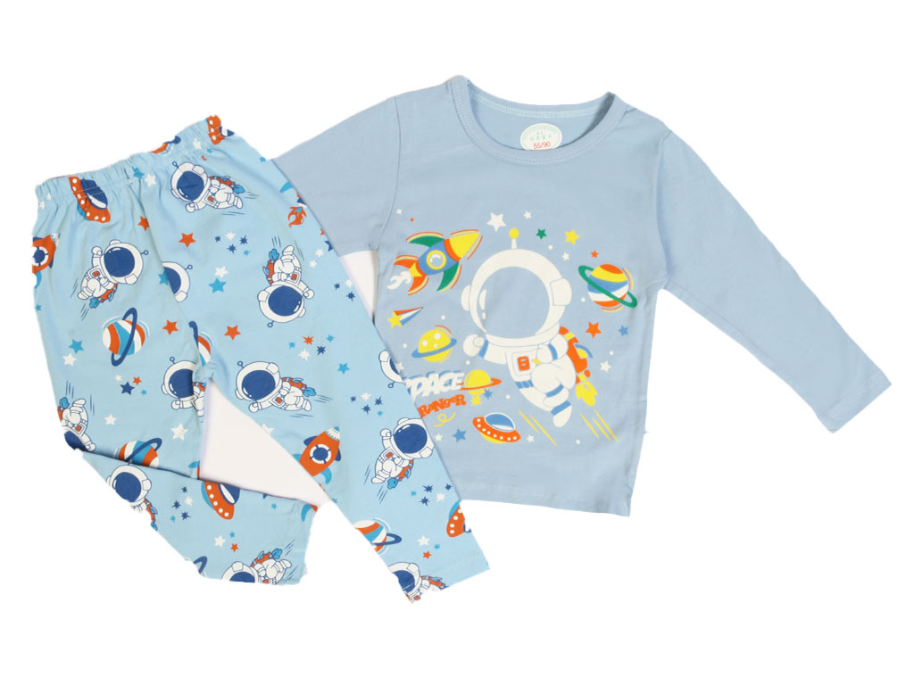 بلوز و شلوار راحتی پسرانه طرح فضانورد