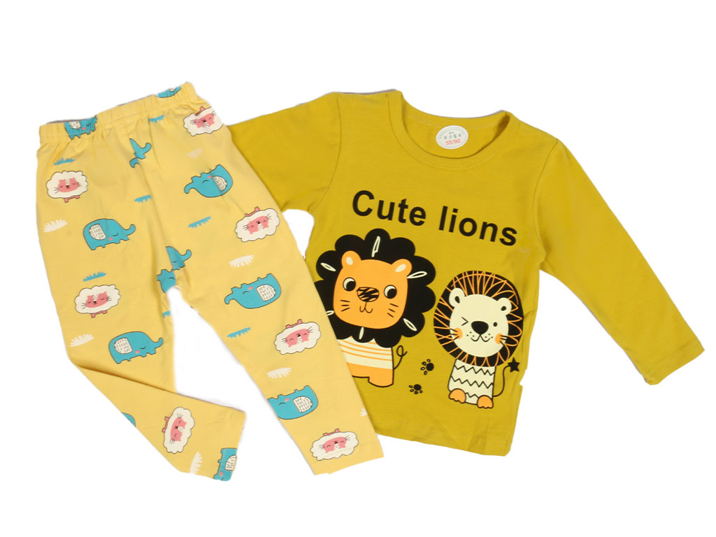 بلوز و شلوار راحتی پسرانه طرح حیوانات