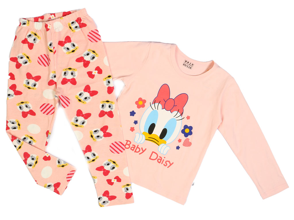 بلوز و شلوار راحتی دخترانه طرح اردک