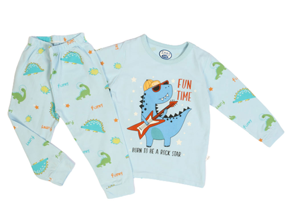 بلوز و شلوار راحتی طرح دایناسور