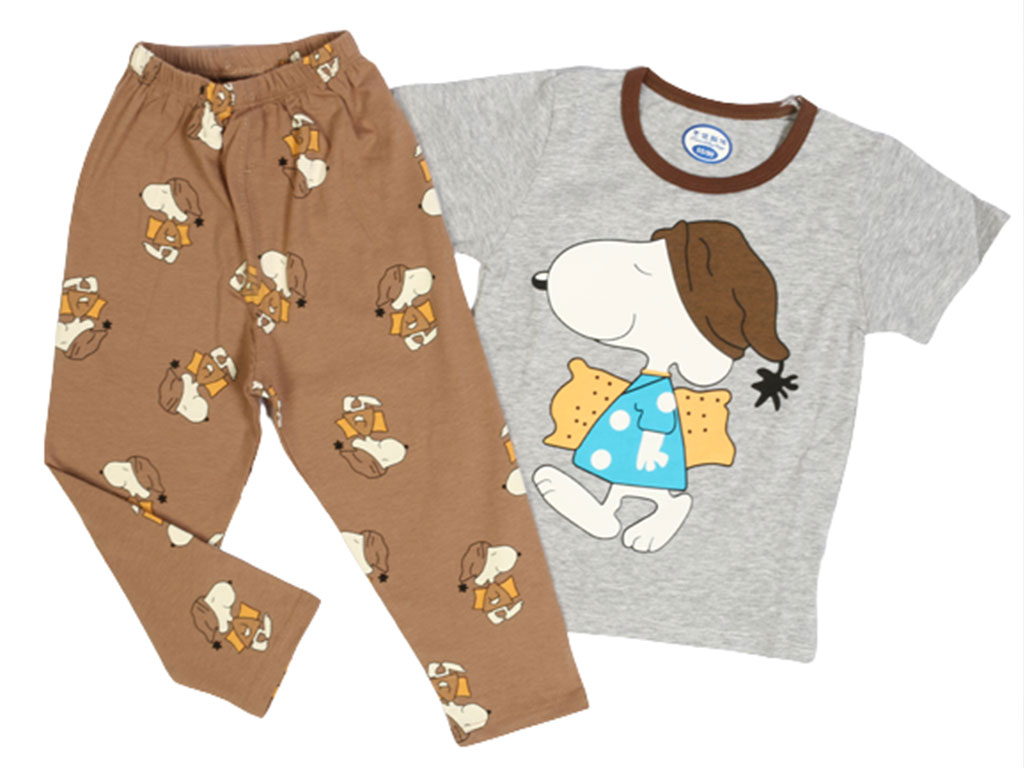 تیشرت و شلوار راحتی پسرانه طرح اسنوپی