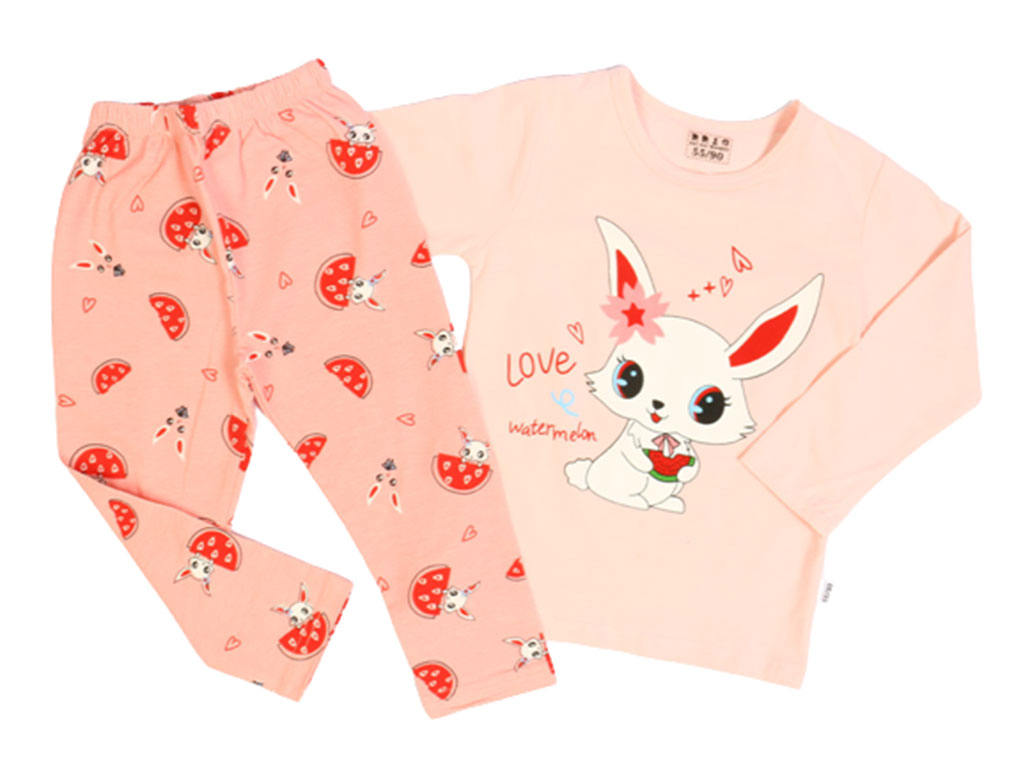 بلوز و شلوار راحتی طرح خرگوش