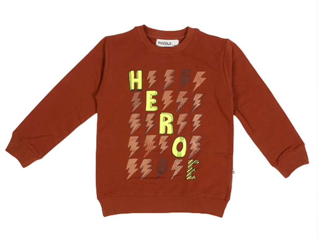 بلوز دورس پسرانه طرح هیرو HERO پازل puzzle