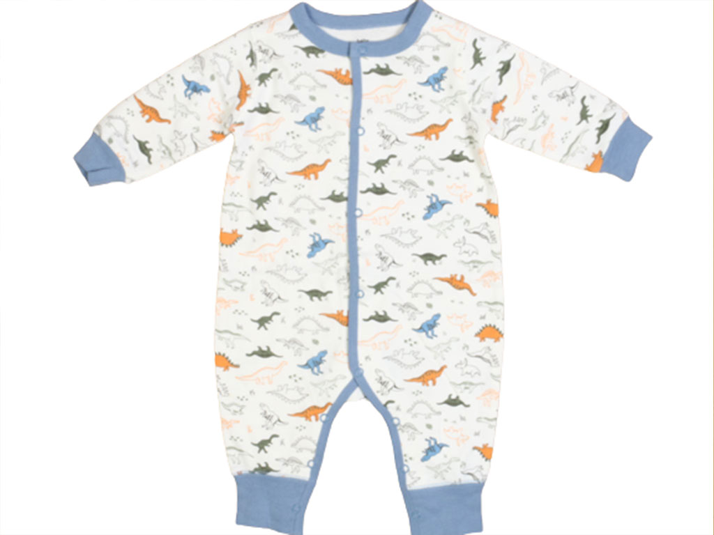 سرهمی نوزادی پسرانه طرح دایناسور بیبی baby اورجینال