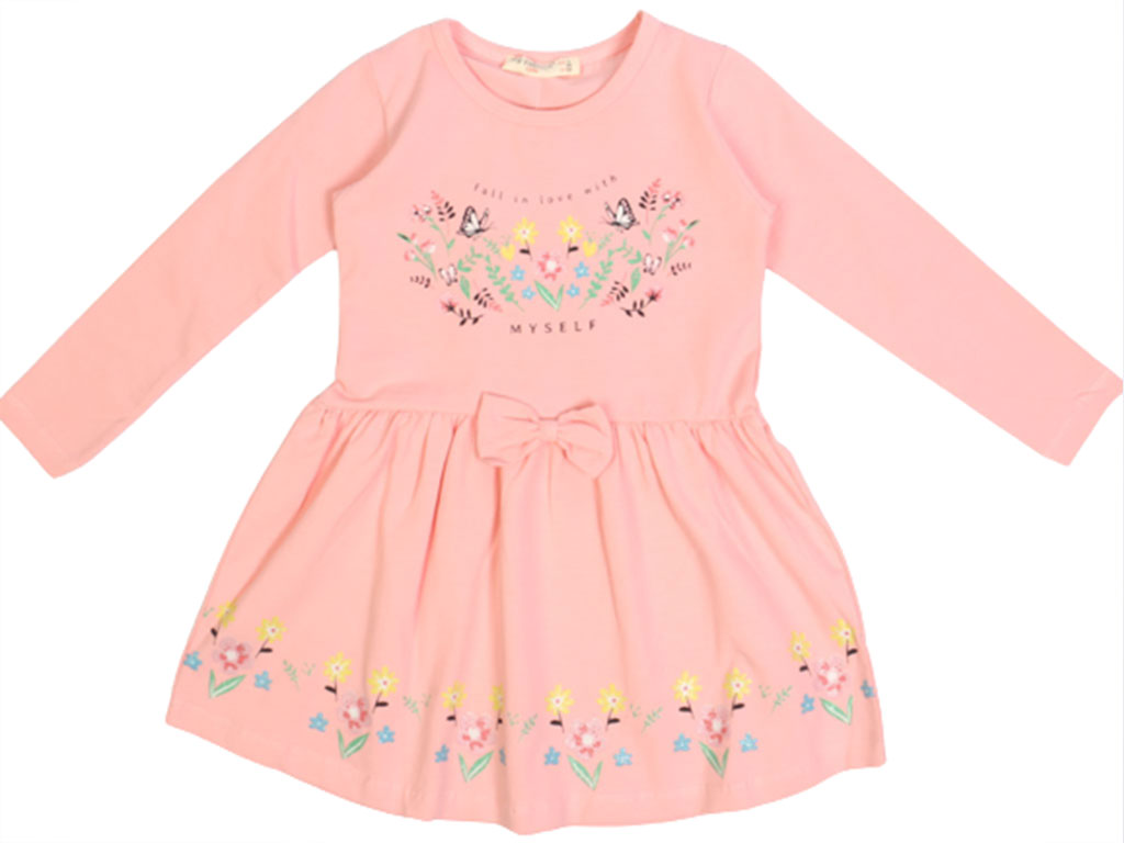 پیراهن دخترانه طرح گل پاپ فشن POP FASHION