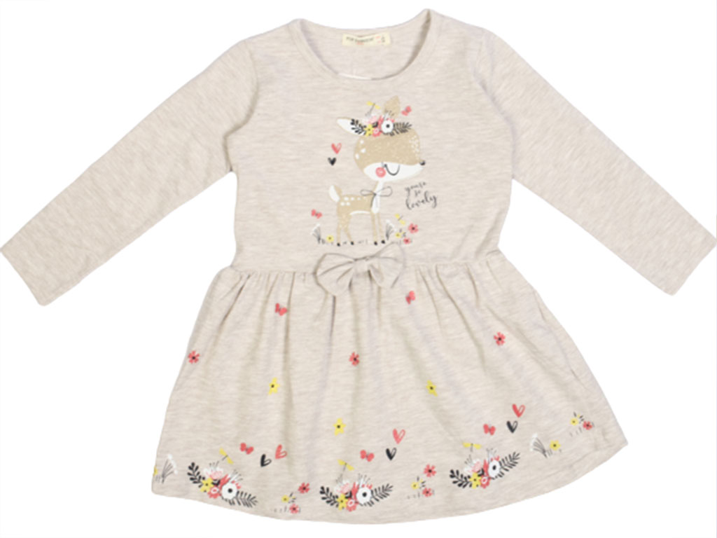 پیراهن دخترانه طرح آهو  پاپ فشن POP FASHION