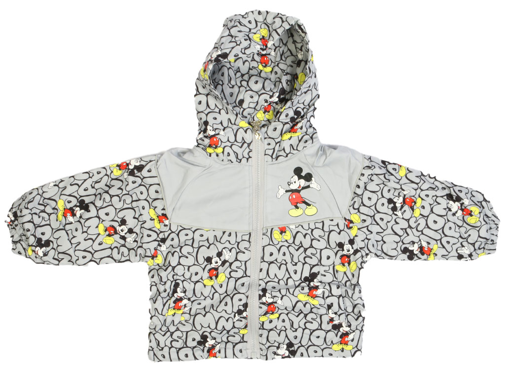 بارانی لاینردار توکرکی بچه گانه طرحدار طرح میکی موس