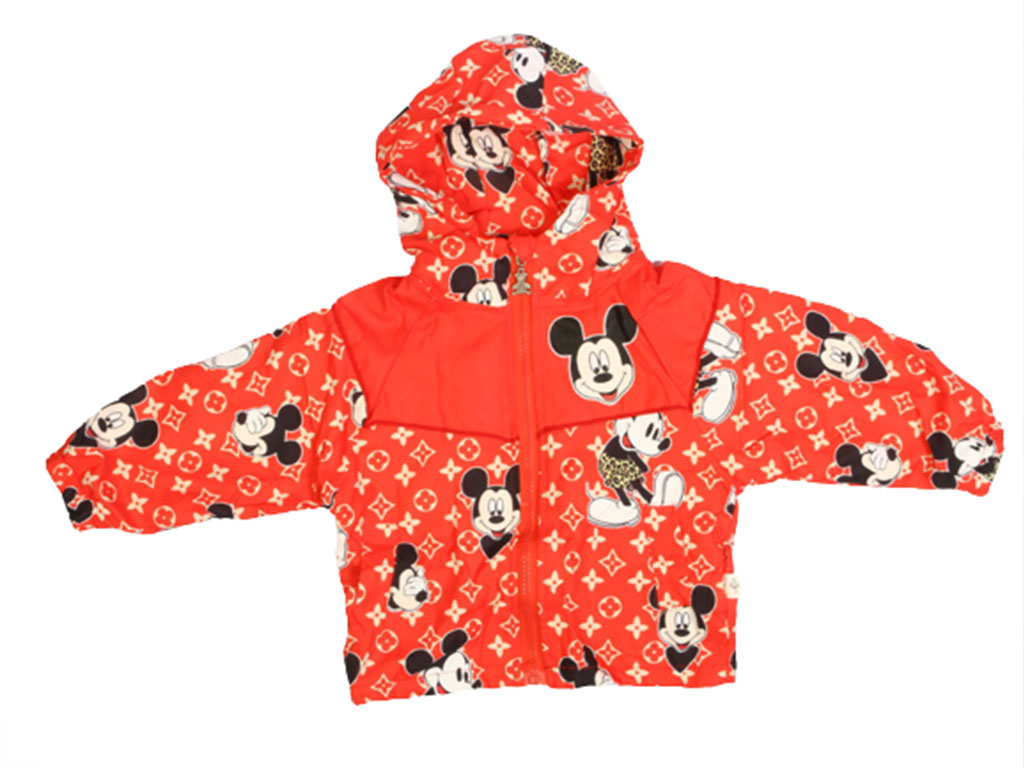 بارانی لاینردار توکرکی بچه گانه ال وی طرح میکی موس