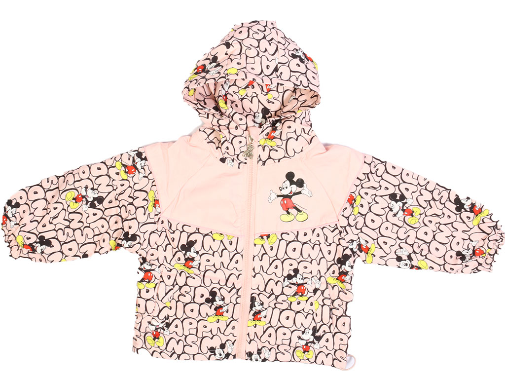 بارانی لاینردار توکرکی دخترانه طرحدار طرح میکی موس