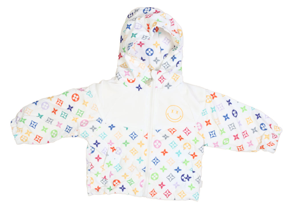 بارانی لاینردار توکرکی دخترانه طرحدار طرح ال وی