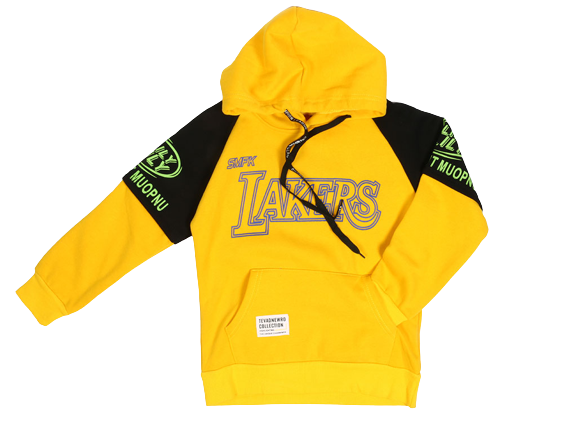 هودی داخل مخمل پسرانه پشت طرحدار