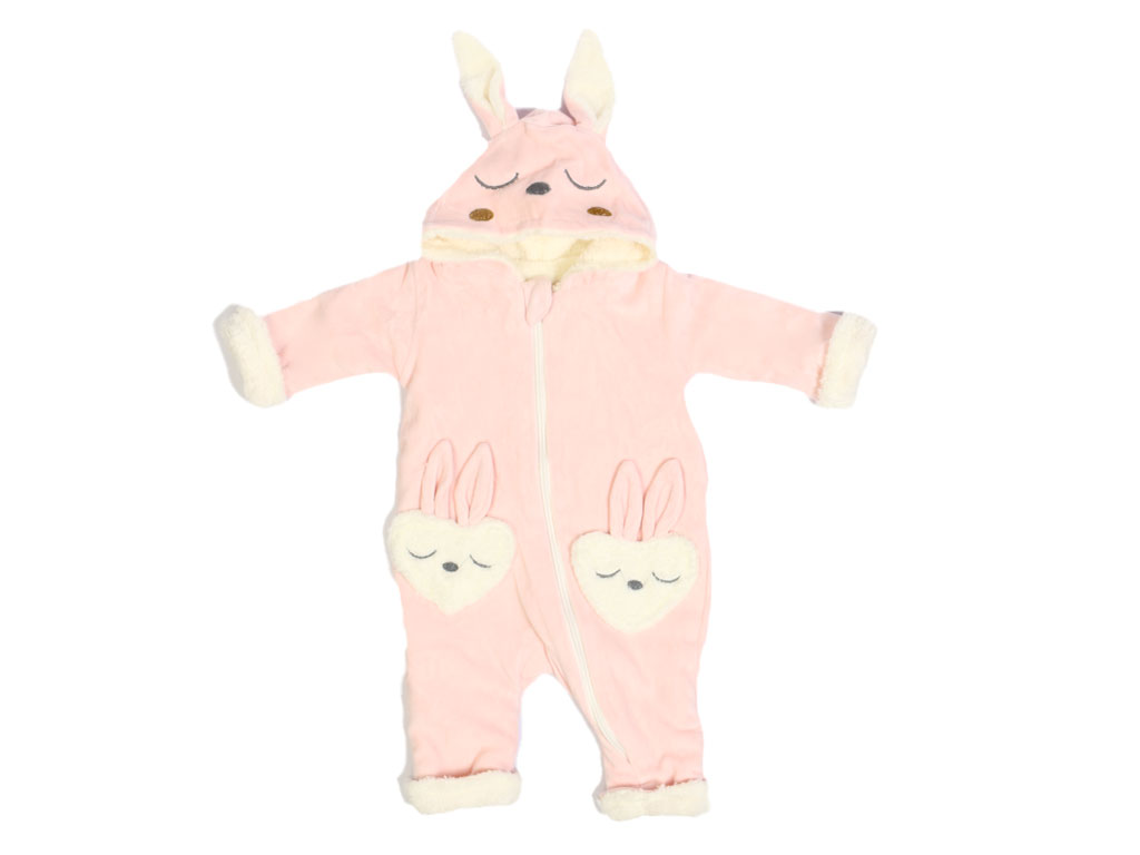 کاپشن سرهمی توکرکی نوزادی دخترانه خرگوشی نهاد ببه nehad bebe