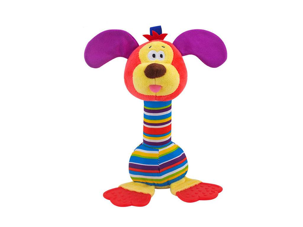 جغجغه دندان گیر دار نوزادی طرح حیوانات هپی مانکی happy monkey