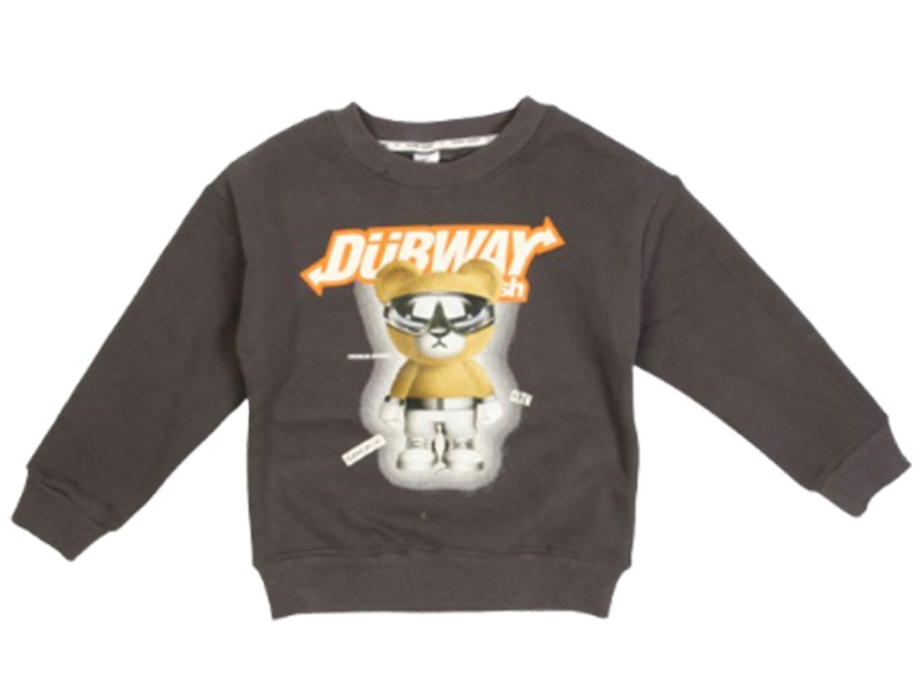 بلوز داخل مخمل پسرانه طرح تدی پشت طرحدار