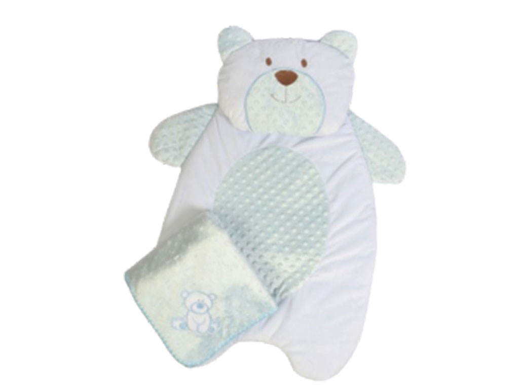 سرویس خواب نوزادی پسرانه طرح خرس مجموعه 3 عددی با بسته بندی کیفی مادرکر mother care