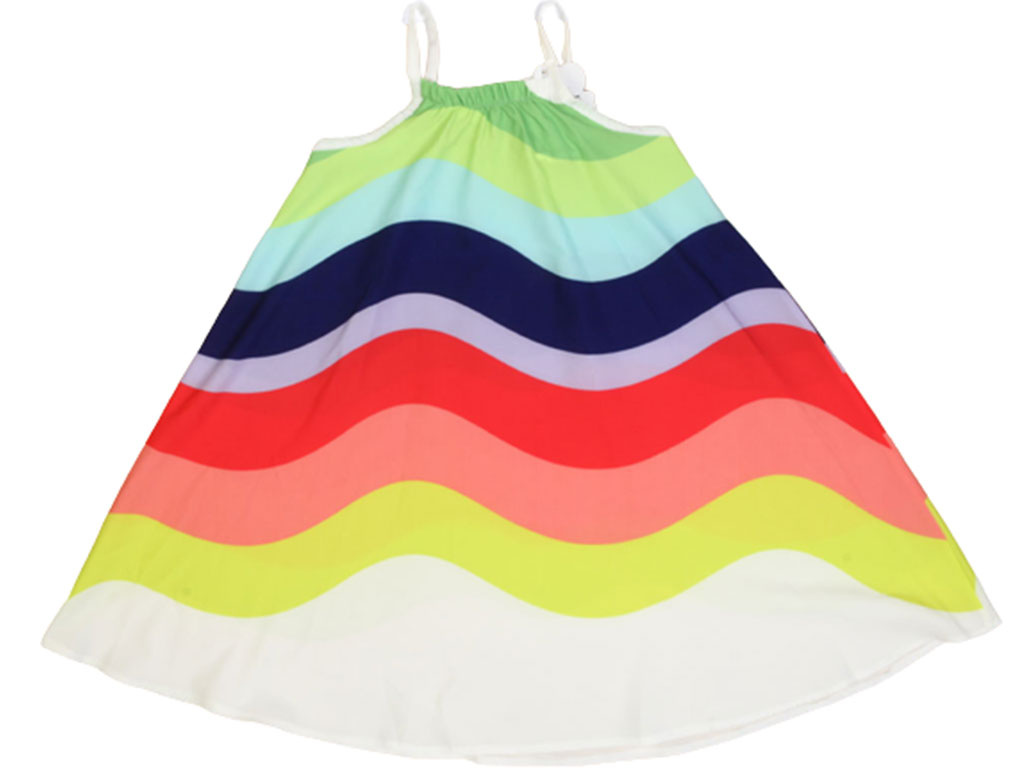 سارافون مجلسی رنگین کمانی دخترانه مدل بندی میلنیوم millennium