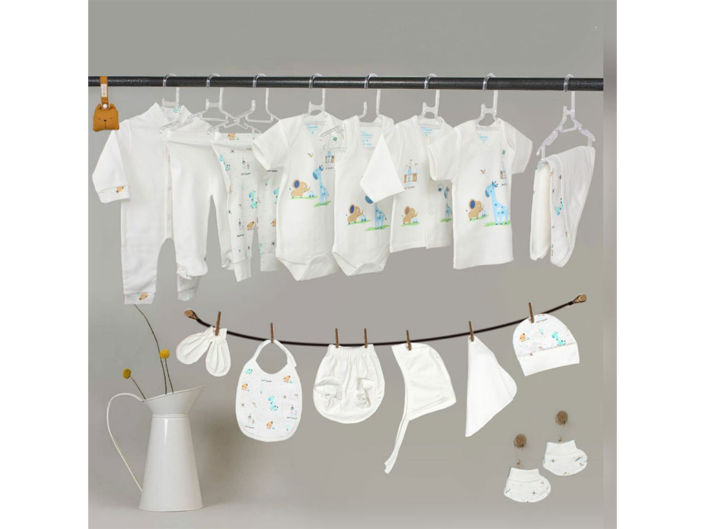 ست 15 تکه بیمارستانی نوزادی پسرانه دامون DAMON