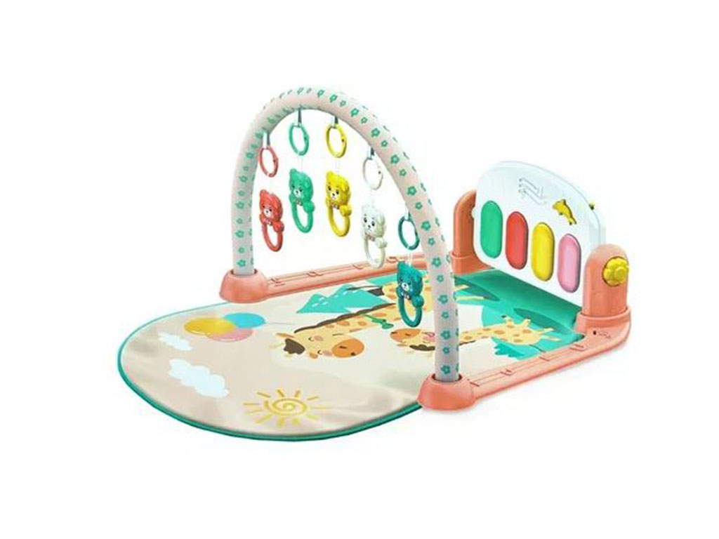 تشک بازی نوزادی موزیکال دارای پیانو مدل fitness frame