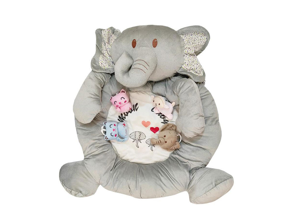 تشک بازی نوزادی پسرانه طرح فیل کیفی تیک مک tikmak