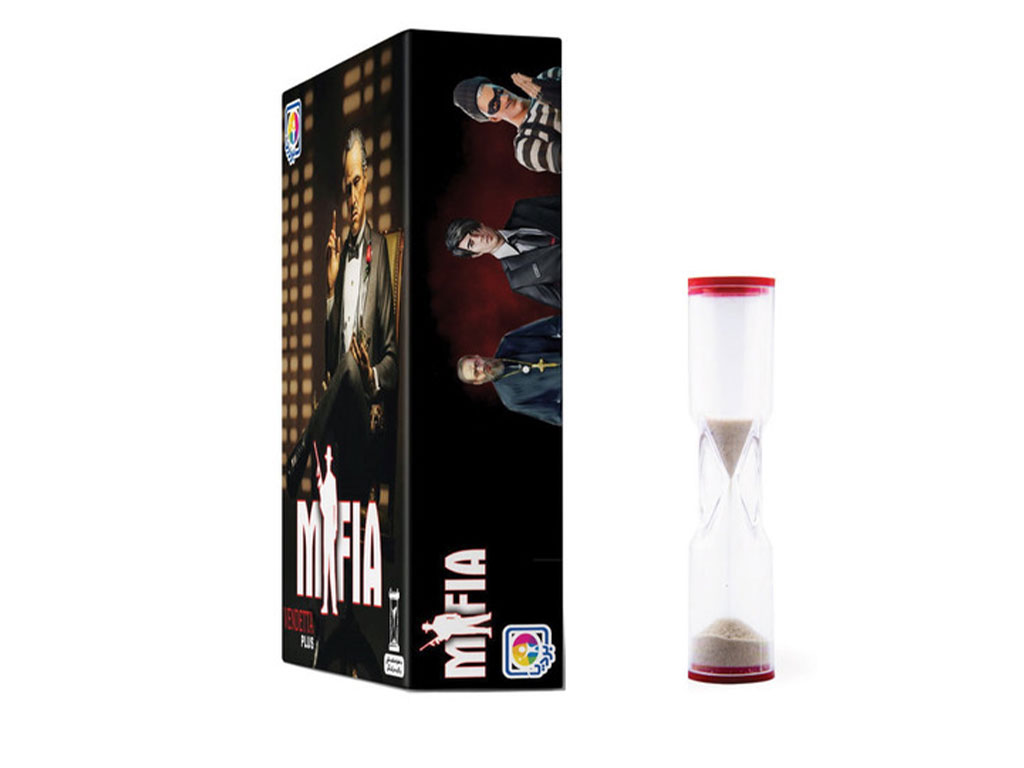 بازی فکری مافیا به همراه ساعت شنی و کارت حرکت آخر مدل vendeta plus بردیا bardia