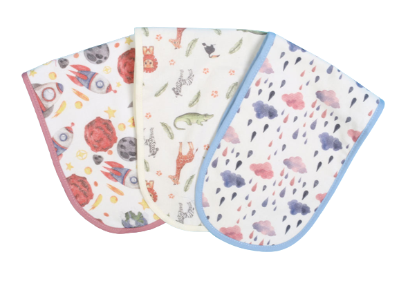 دستمال آروغ گیر نوزادی 3 عددی کارترز CARTERS