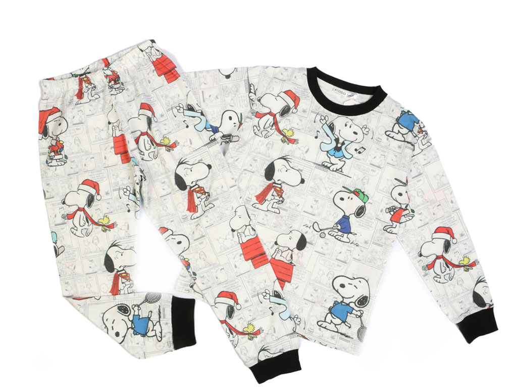 بلوز و شلوار راحتی پسرانه طرح اسنوپی کیدومکس kido max