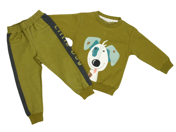 بلوز و شلوار راحتی پسرانه طرح سگ کیدو مکس kido max