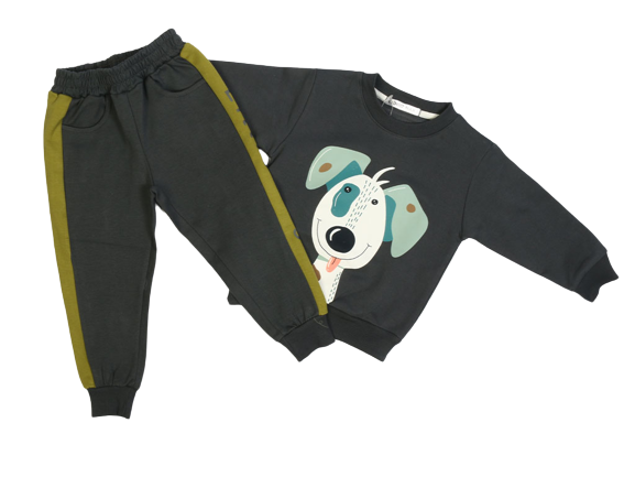 بلوز و شلوار راحتی پسرانه طرح سگ کیدو مکس kido max