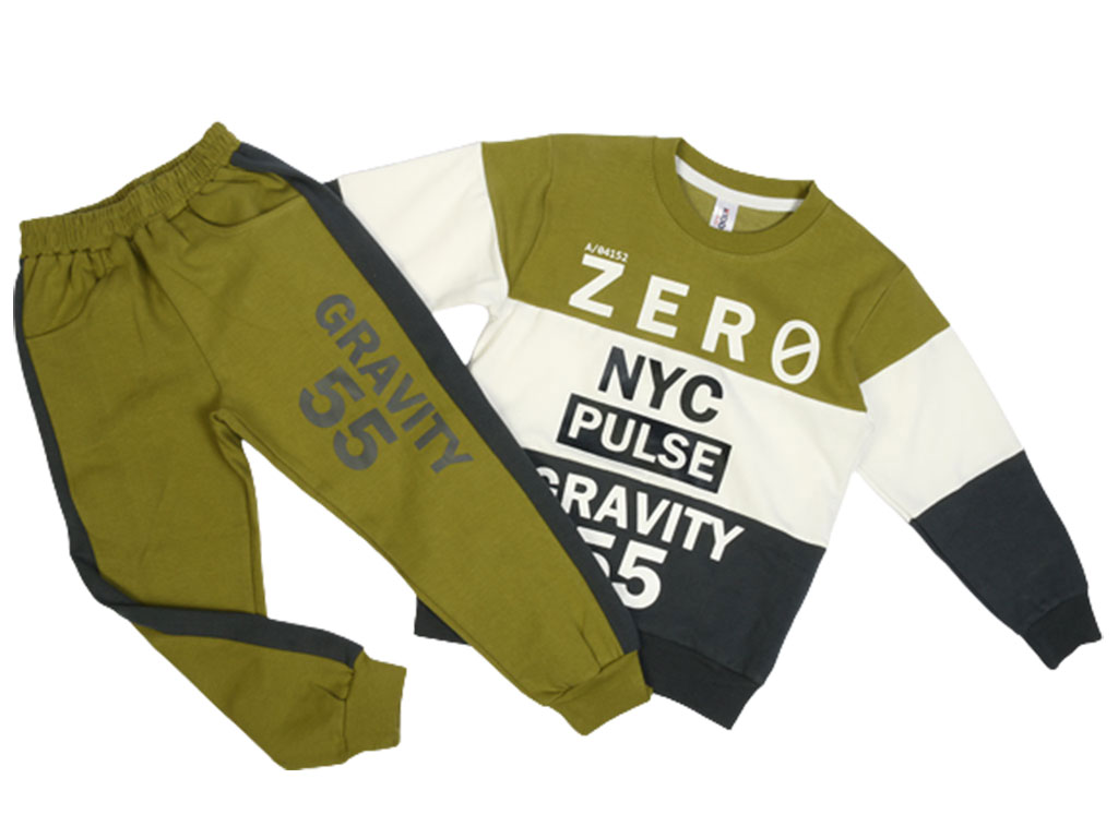 بلوز و شلوار راحتی پسرانه طرح zero ‌کیدو مکس kido max