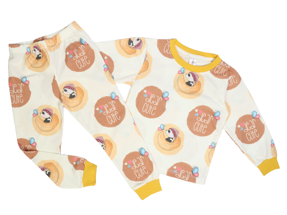 بلوز و شلوار راحتی پسرانه طرح خرس پاندا کیدومکس kido max