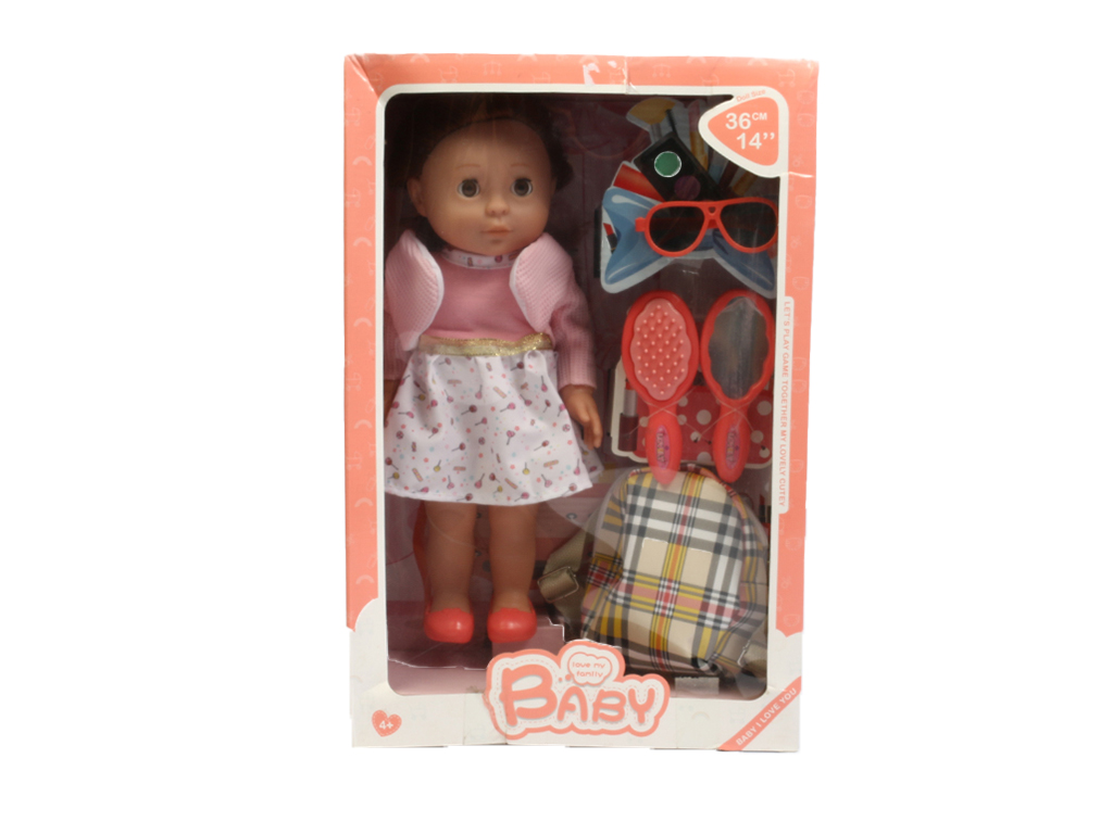 عروسک گوشتی اسباب بازی دارای لوازم اضافه