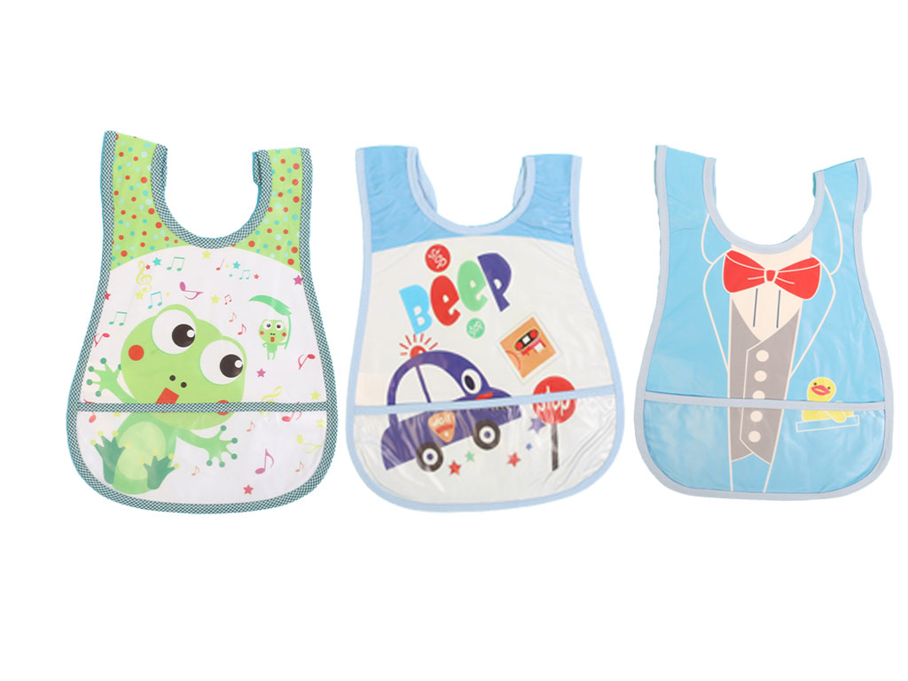 پیشبند نوزادی طرحدار و جیب دار بست بیبی best baby