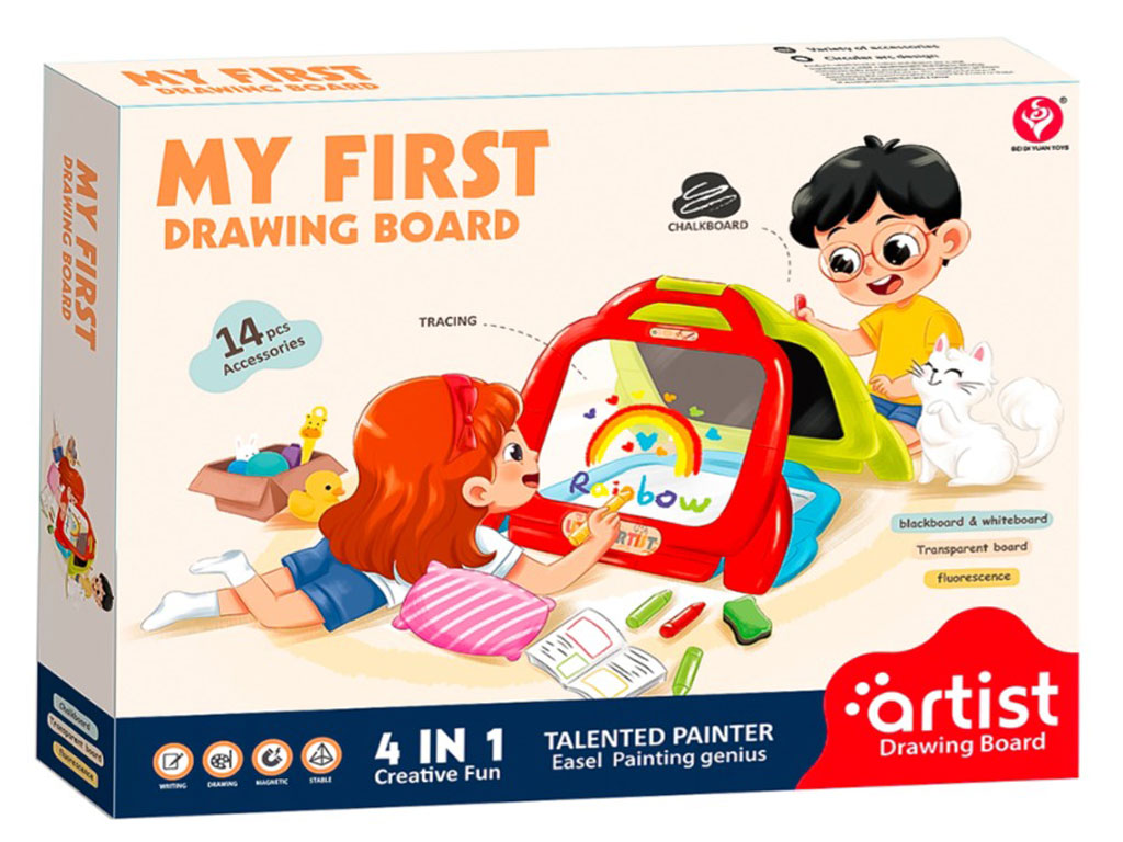 تخته نقاشی 4 طرفه Artist (4 در 1)