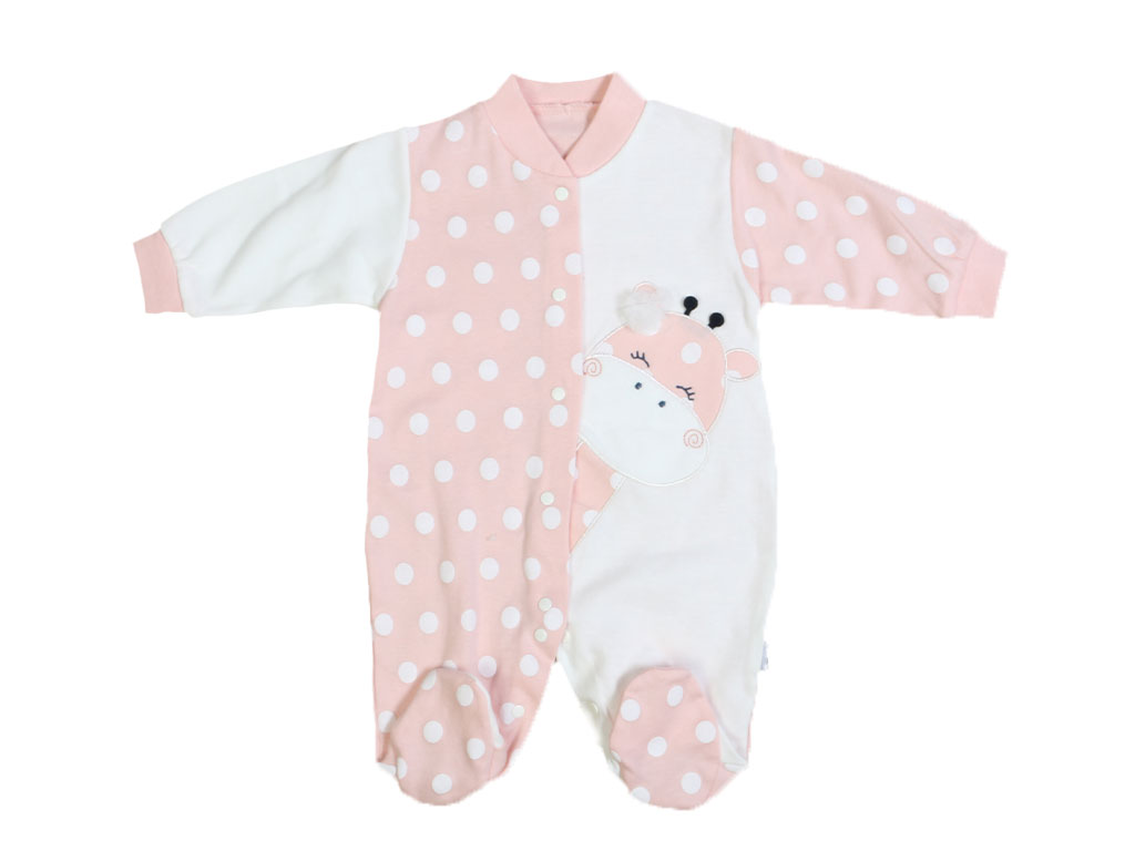 سرهمی جورابدار نوزادی دخترانه طرحدار tonton