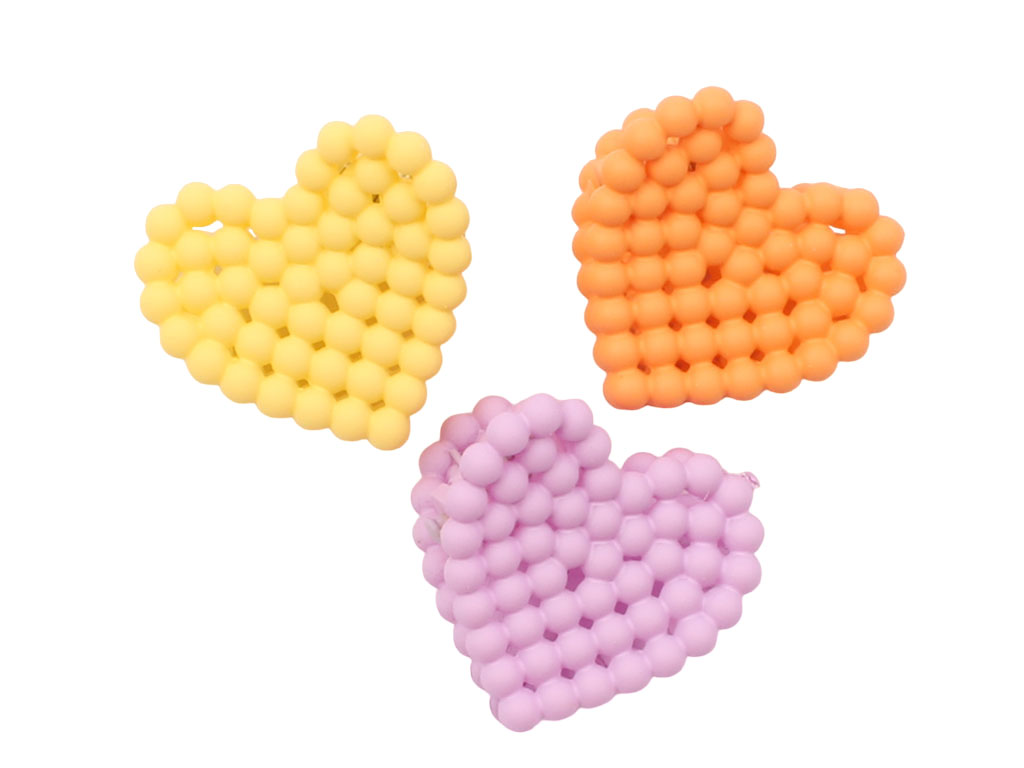 کلیپس طرح قلب سایز کوچک (3 عددی)