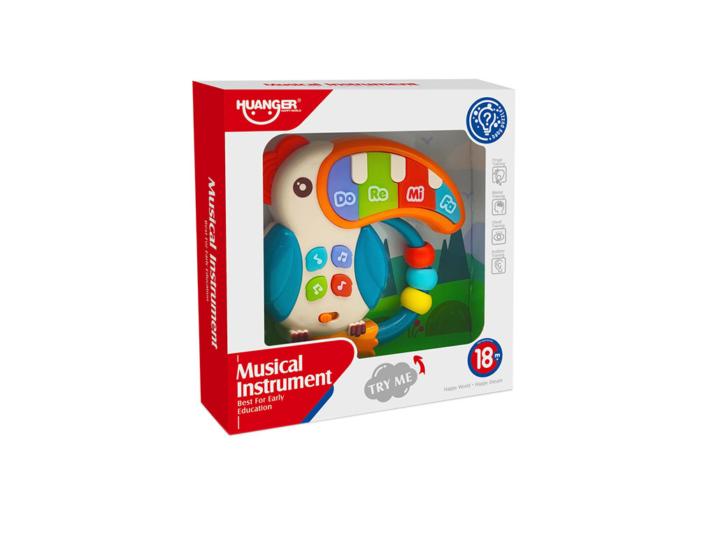 پیانو موزیکال طرح پلیکان دارای دندانگیر هانگر huanger