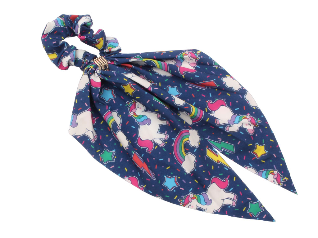 کش سر موی پارچه ای دنباله دار