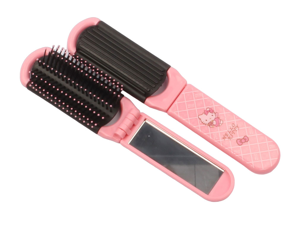 برس و آینه تاشو دخترانه هلوکیتی Hello Kitty