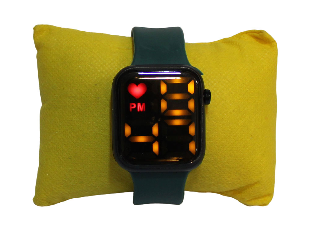 ساعت مچی بند سیلیکونی بچگانه طرح اپل