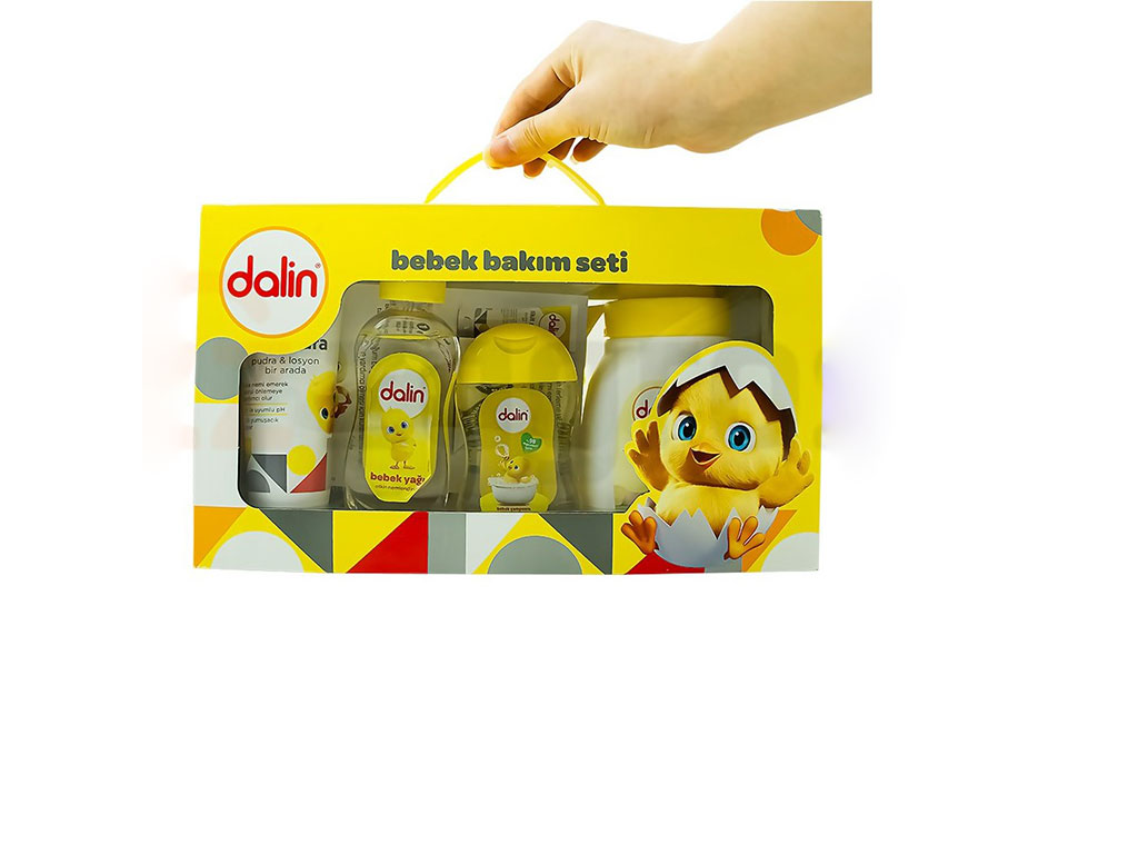 ست بهداشتی نوزادی 5 عددی برند دالین dalin