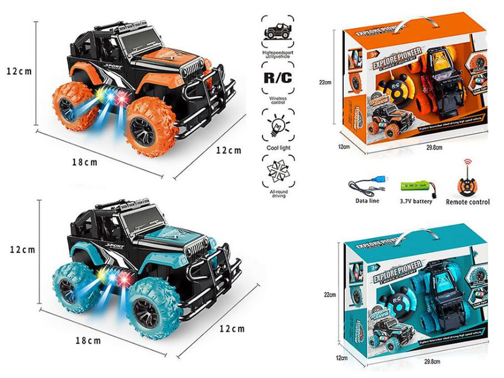 ماشین آفرود کنترلی و شارژی اسباب بازی