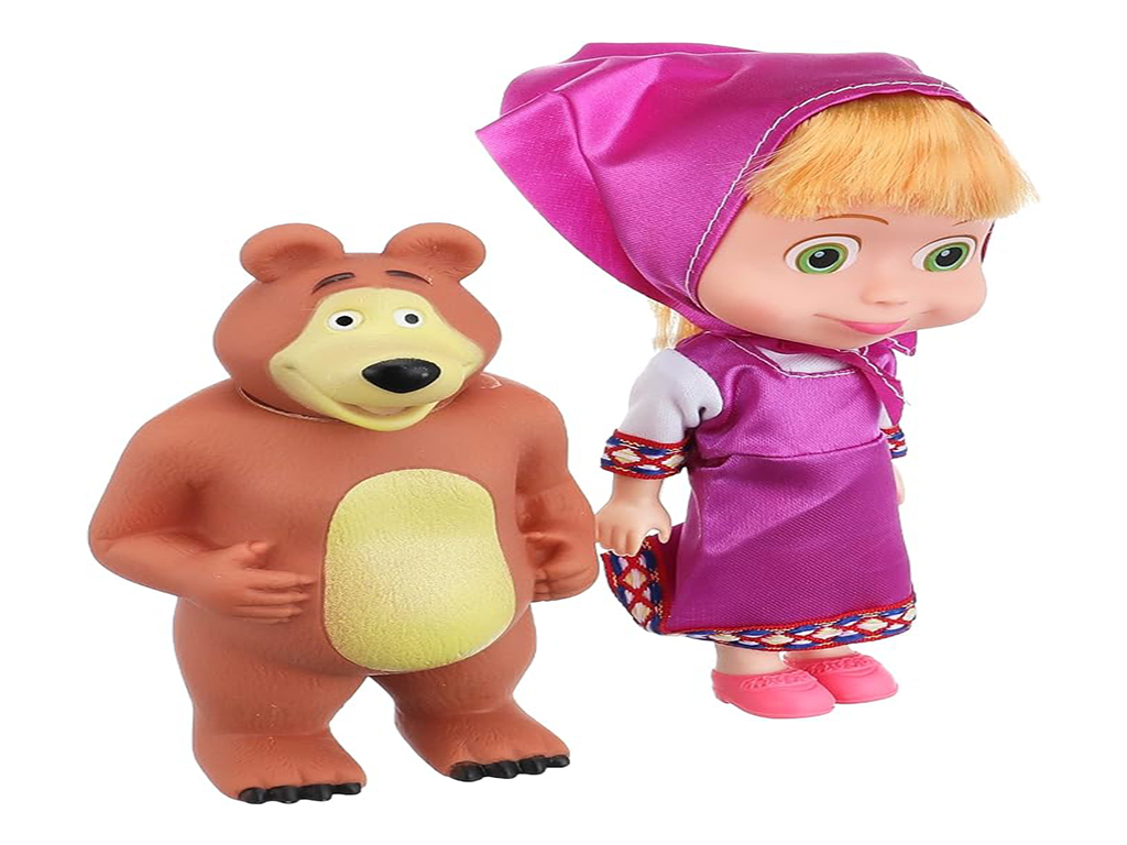 ست عروسک های میشا و ماشای سوتی مجموعه 2 عددی